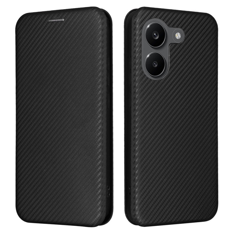 Flip Cover Poco X8 Pro 5G Fibre Carbone