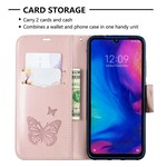 Housse Xiaomi Redmi Note 7 Papillons Imprimés à Lanière