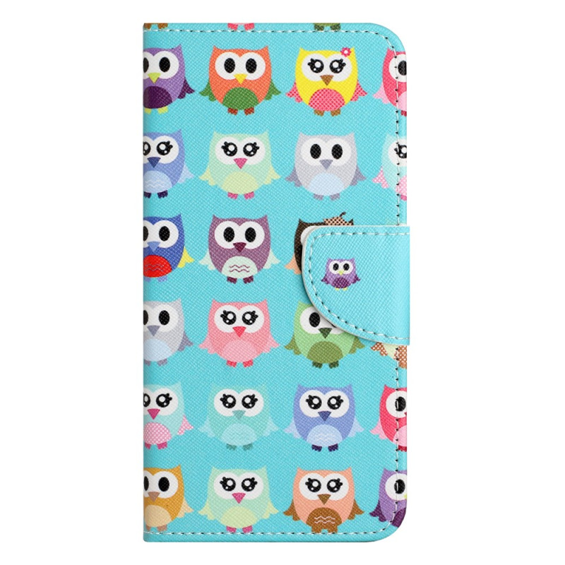 Housse Moto G67 Power / G57 Power Tribu de Hiboux