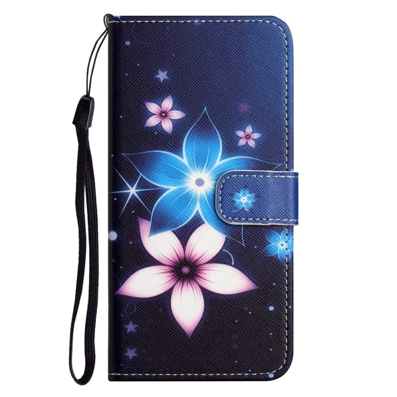 Housse Moto G67 Power / G57 Power Fleurs Lunaires