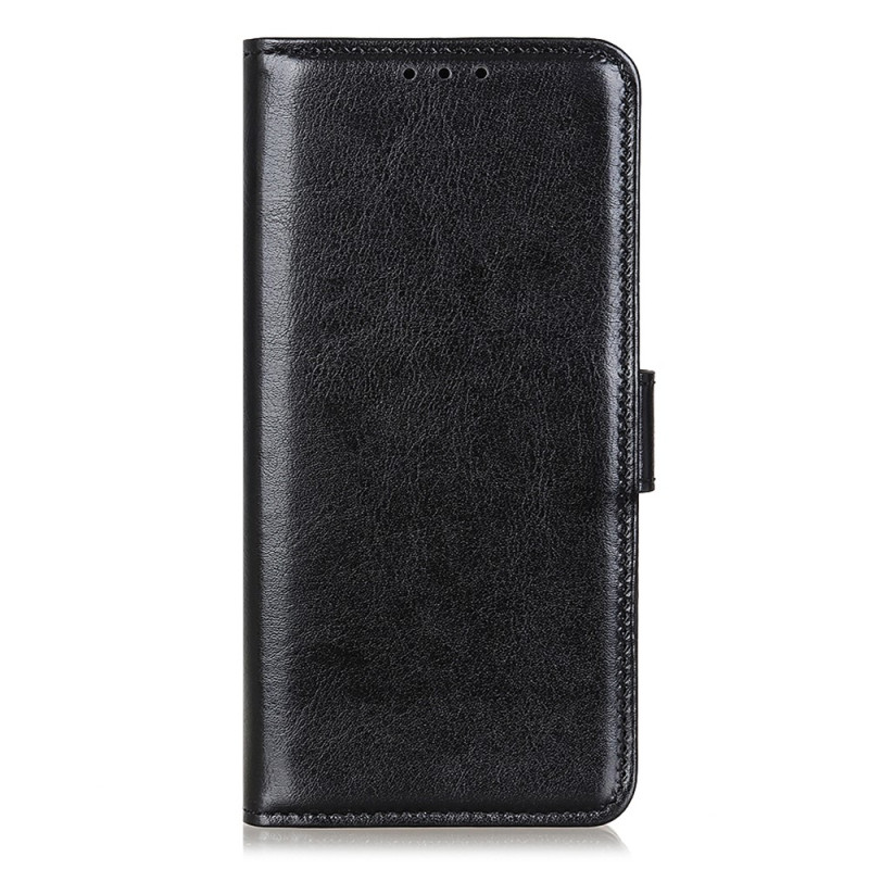 Housse Moto G67 Power / G57 Power Simili Cuir Verni