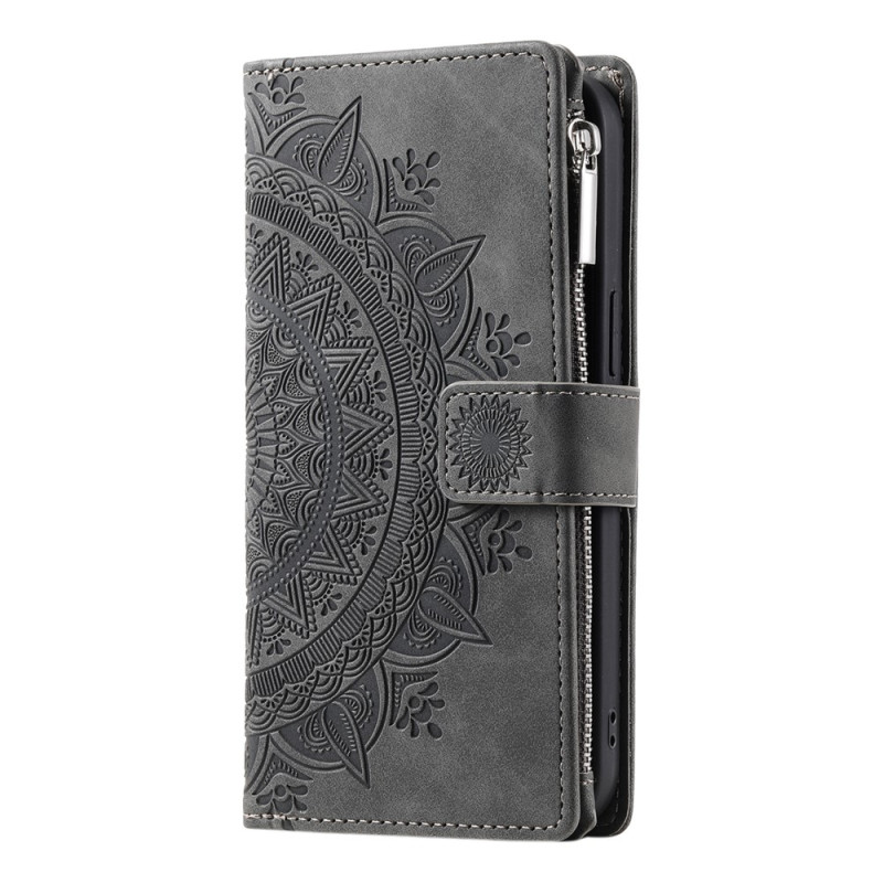 Housse Moto G67 Power / G57 Power Portefeuille Design Mandala