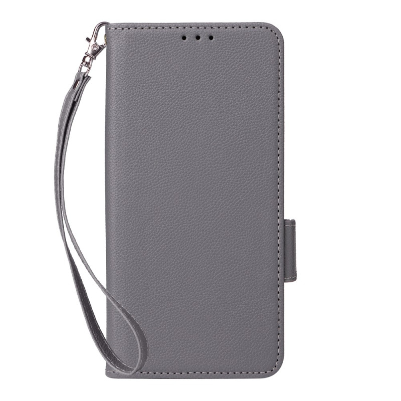 Housse Moto G67 Power / G57 Power Simili Cuir à Lanière