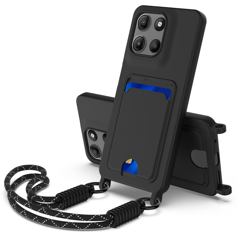Coque à Cordon Moto G67 Power / G57 Power Porte-Carte