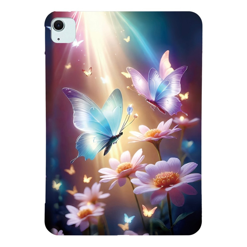 Coque iPad Air 13 (2026) 2025) (2024) / Pro 12.9 Papillon Floral