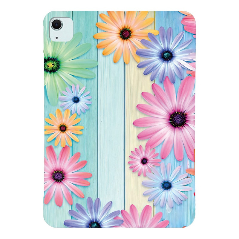 Coque iPad Air 13 (2026) 2025) (2024) / Pro 12.9 Fleurs Colorées