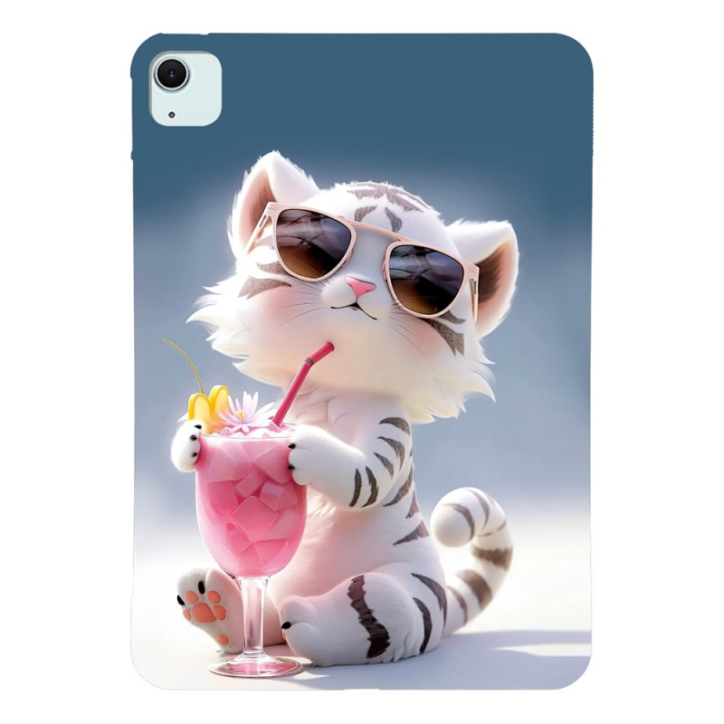 Coque iPad Air 13 (2026) 2025) (2024) / Pro 12.9 Chat Cartoon