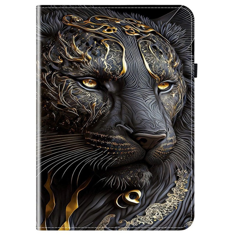 Étui iPad Air 13 (2026) 2025) (2024) / Pro 12.9 Lion Doré
