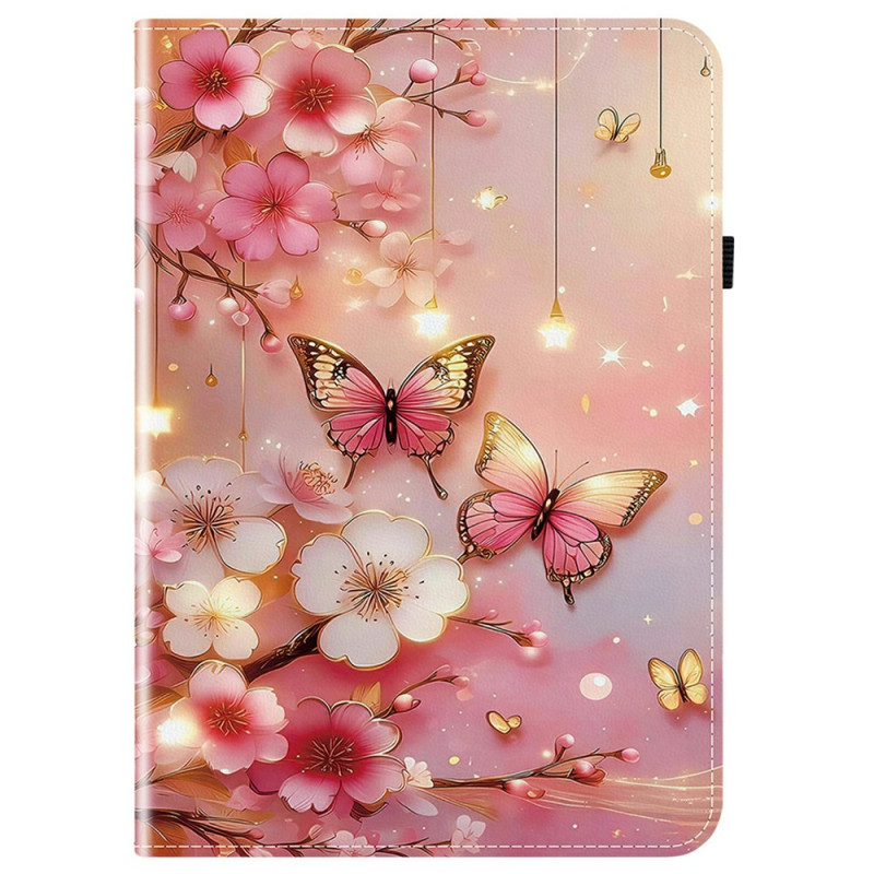 Étui iPad Air 13 (2026) 2025) (2024) / Pro 12.9 Papillons Lanternes