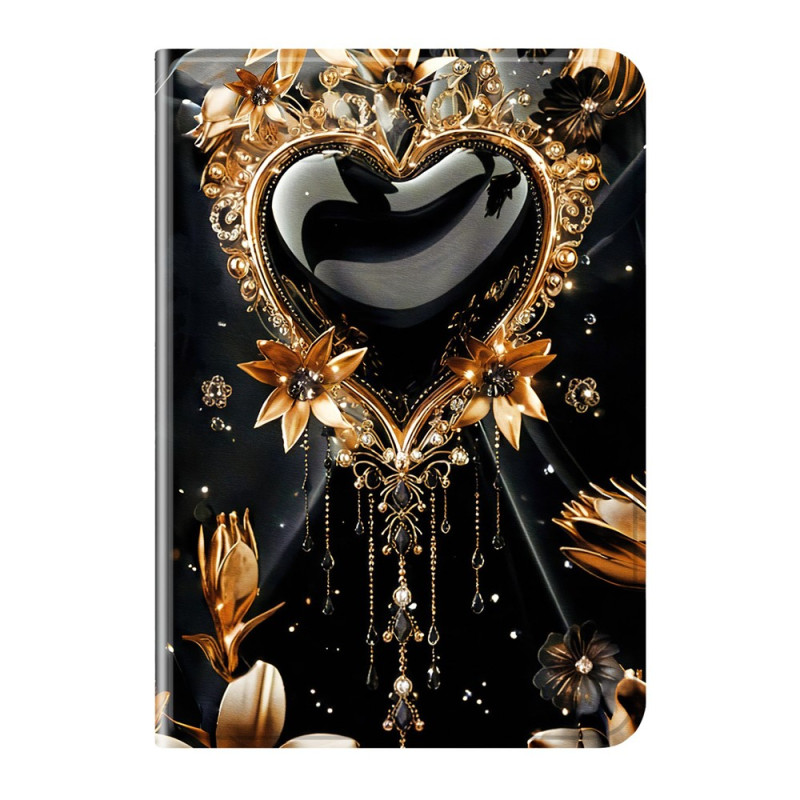 Étui iPad Air 13 (2026) 2025) (2024) / Pro 12.9 Coeur Noir