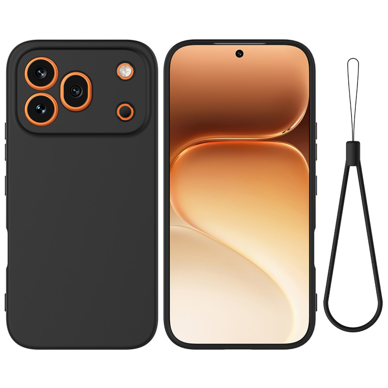 Coque Honor 600 Pro Silicone à Lanière