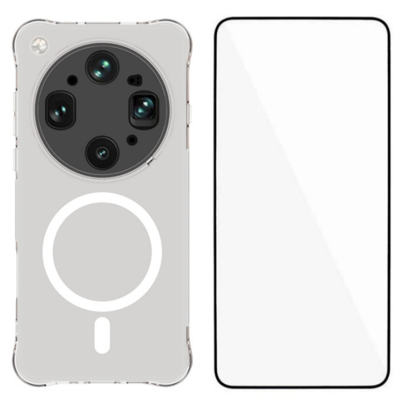 Coque Oppo Find X9 Ultra Magnétique Transparente avec Protecteur Écran