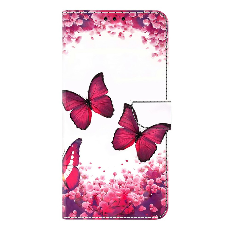 Housse Xiaomi 17 Ultra Papillons Rouges