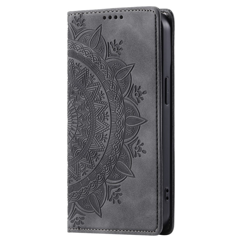 Flip Cover Xiaomi 17T Pro Effet Daim Mandala