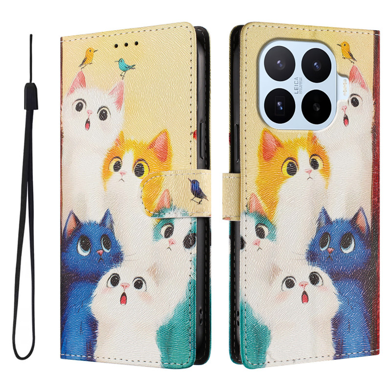 Housse Xiaomi 17T Chats Colorés