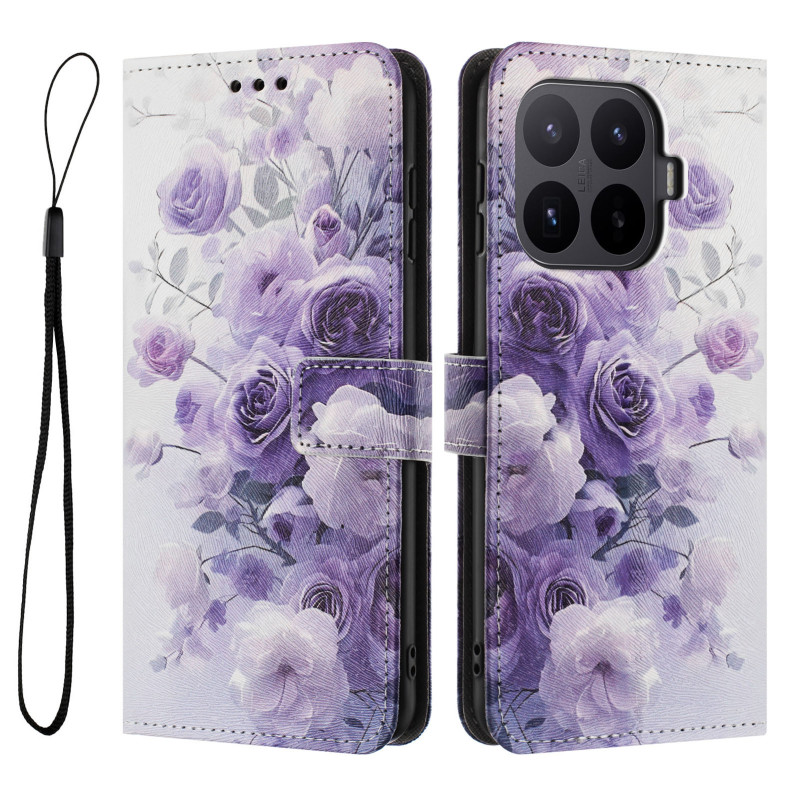 Housse Xiaomi 17T Roses Violettes