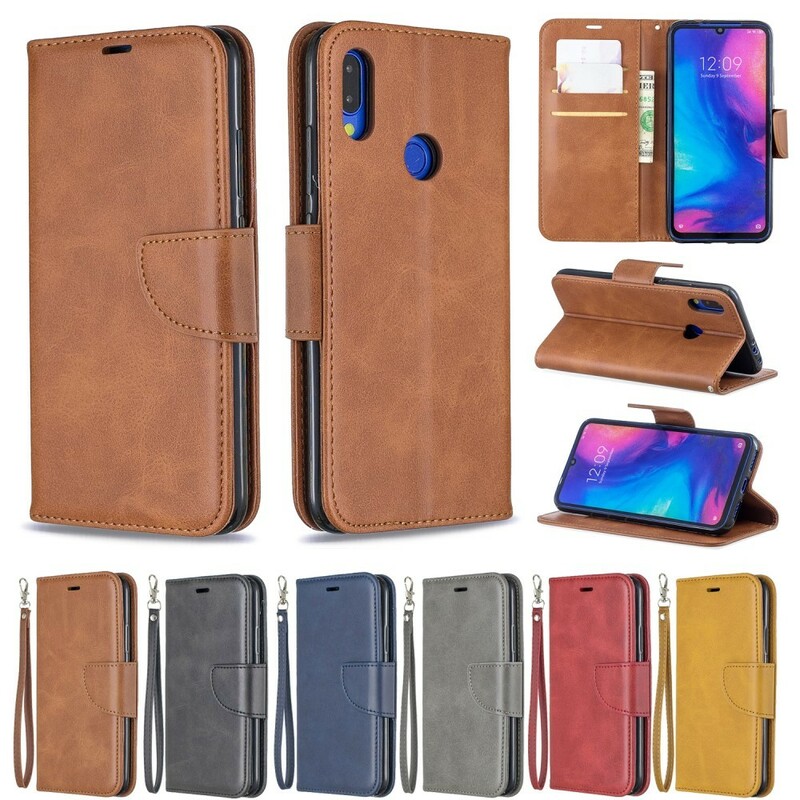Housse Xiaomi Redmi Note 7 Lisse Rabat Oblique Housse Xiaomi Redmi Note 7 Lisse Rabat Oblique