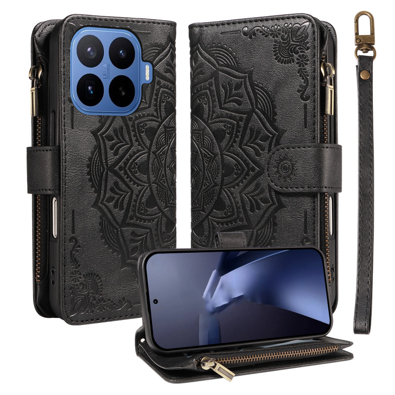 Housse Xiaomi 17T Portefeuille Mandala (blocage RFID)