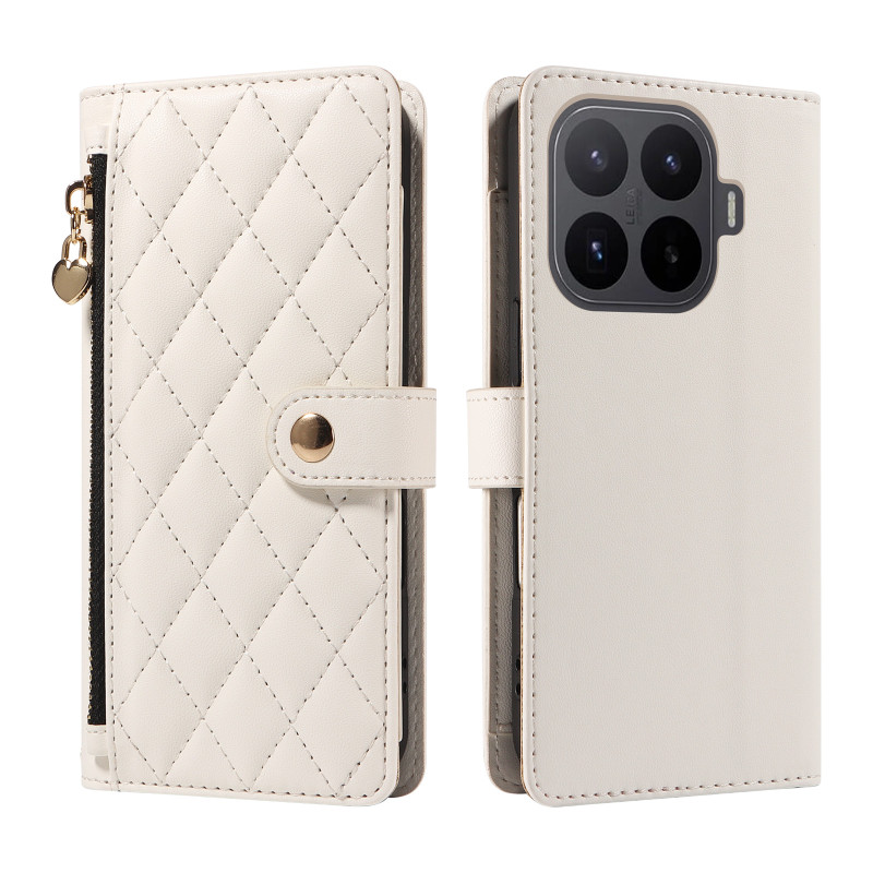 Housse Xiaomi 17T Pro Matelassée avec Lanière et Bandoulière