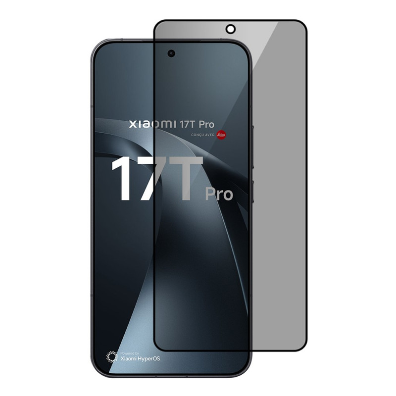 Protection en Verre Trempé Anti-Espion pour Écran Xiaomi 17T Pro