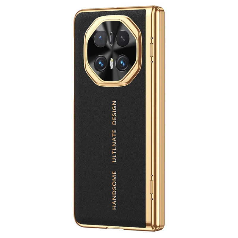 Coque Honor Magic V6 Effet Cuir avec Verre Trempé Intégré