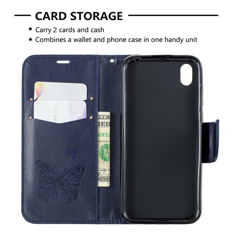 Housse Huawei P30 LIte Papillons et Rabat Oblique