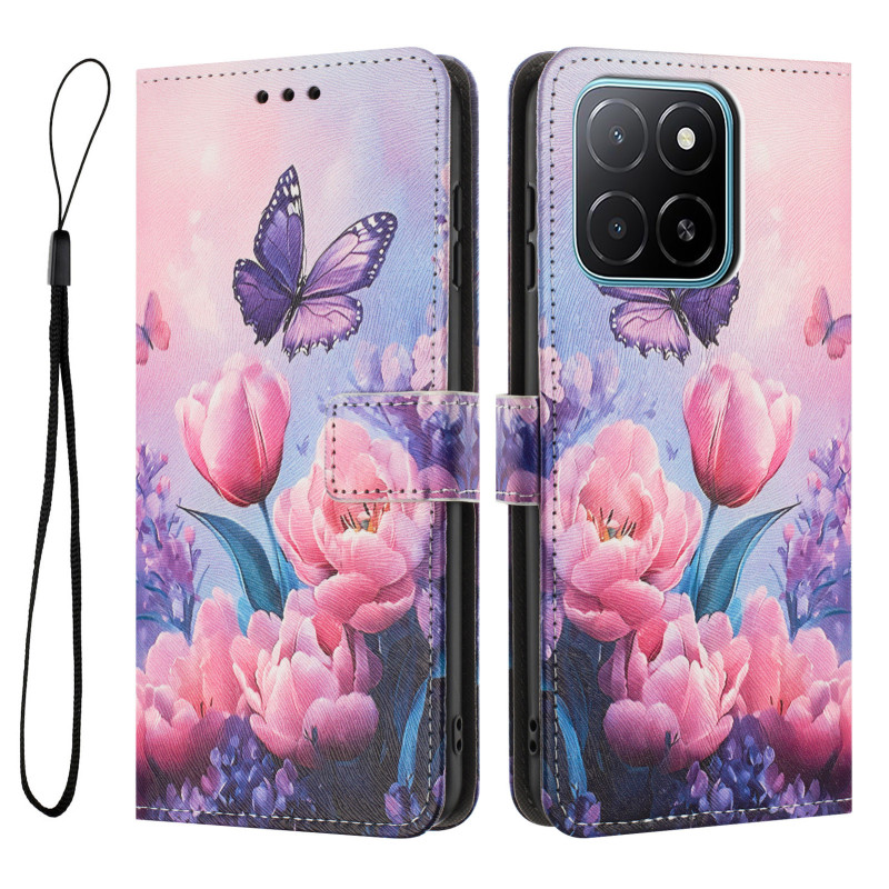 Housse Honor 600 Smart Tulipes