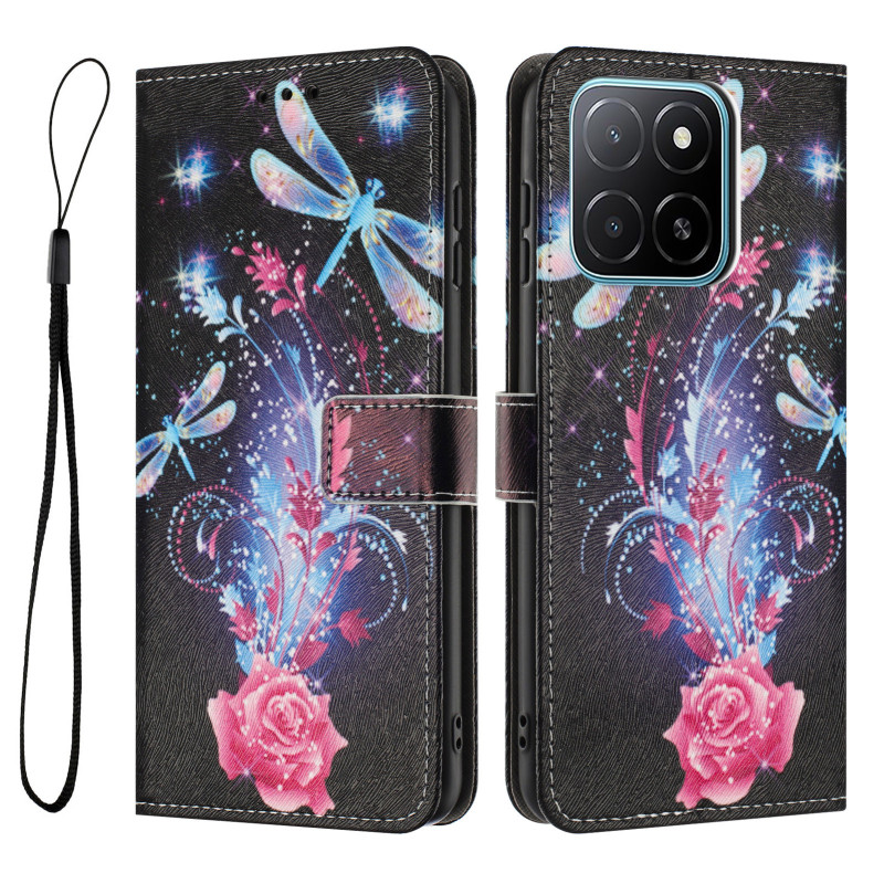 Housse Honor 600 Smart Libellules