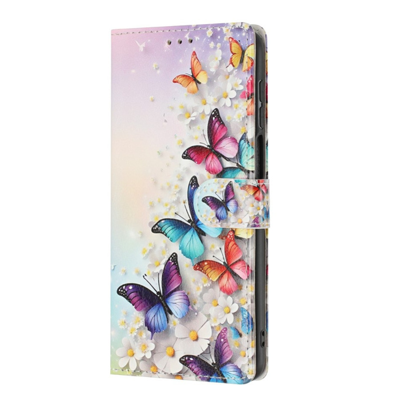 Housse Xiaomi 17T Pro Motif Papillons Colorés
