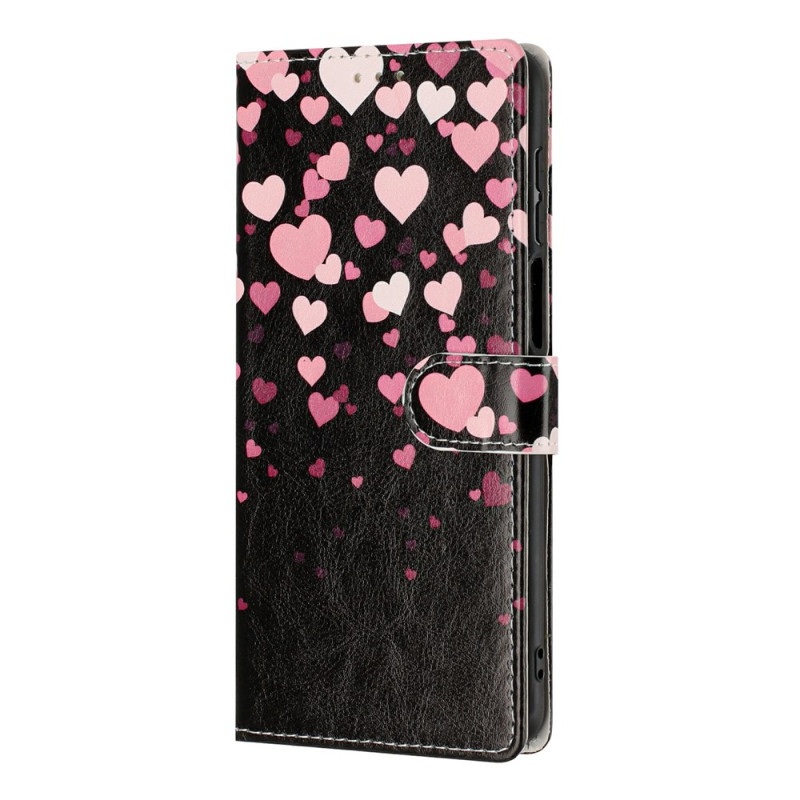 Housse Xiaomi 17T Pro Motif Cœurs Roses