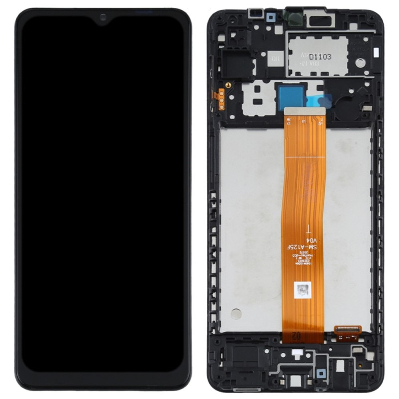 Écran LCD OEM Grade S avec Châssis pour Samsung Galaxy A12