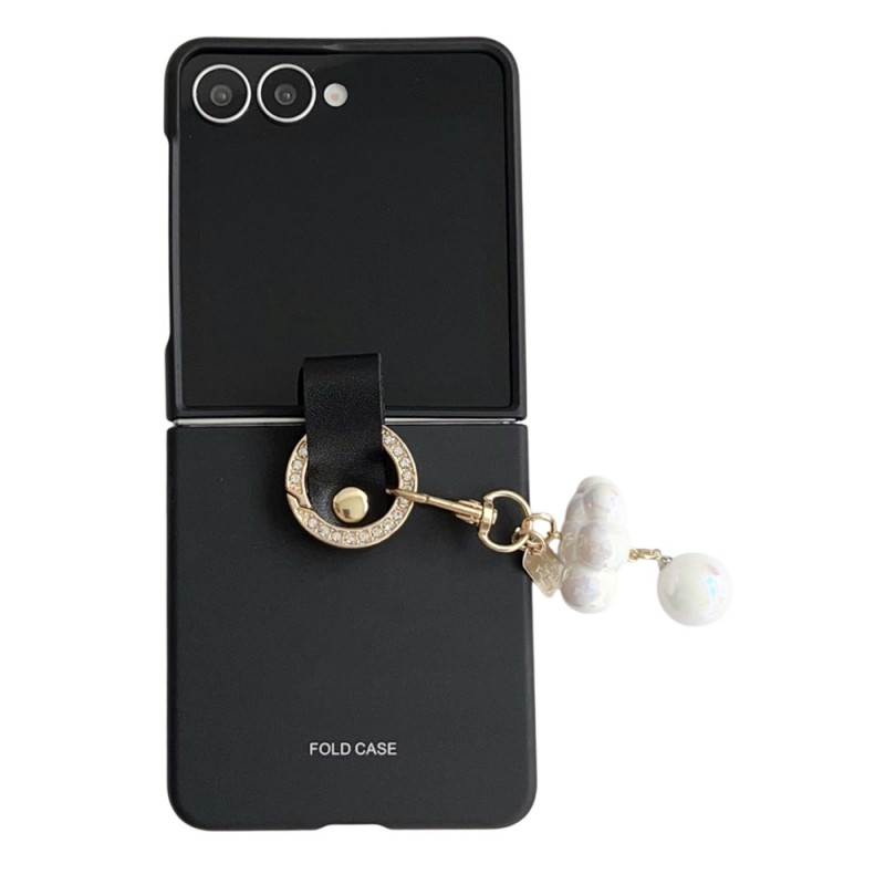 Coque Samsung Galaxy Z Flip 8 Ultra-Fine et Pendentif Perles
