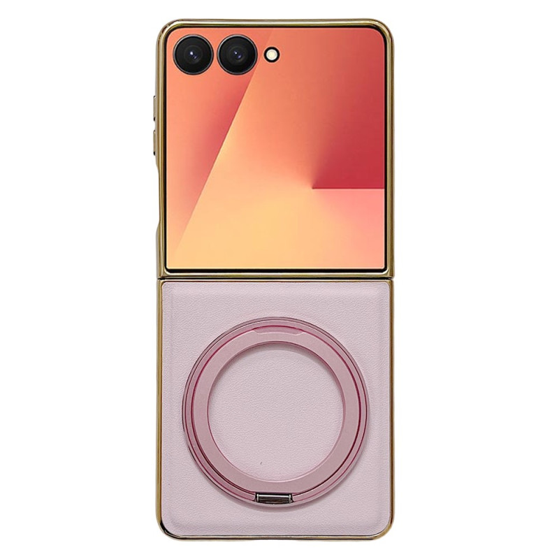 Coque Samsung Galaxy Z Flip 8 Magnétique Texture Nappa et Support