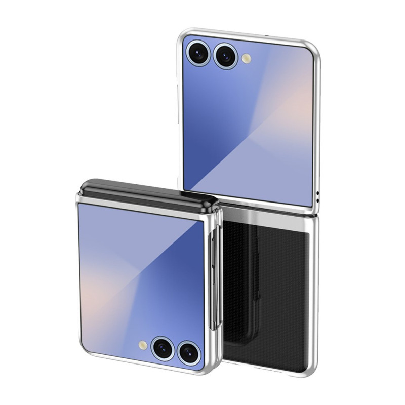 Coque Samsung Galaxy Z Flip 8 Transparente avec Finition Électroplaquée
