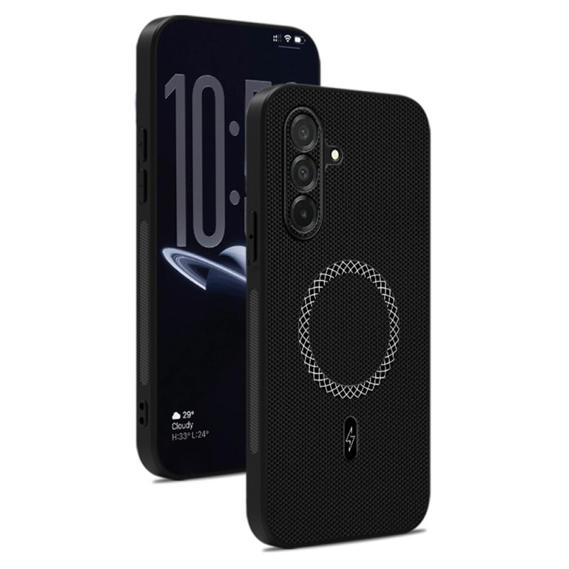 Coque Samsung Galaxy A27 5G Effet Cuir à Texture Triangulaire