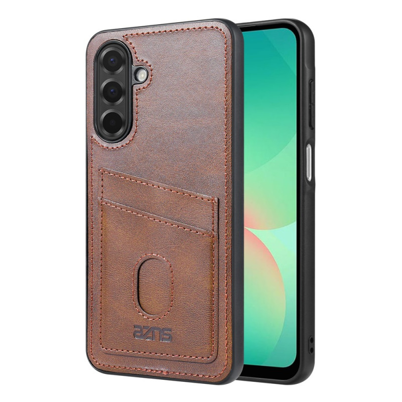 Coque Samsung Galaxy A27 5G Effet Cuir Grainé avec Double Porte-Carte AZNS