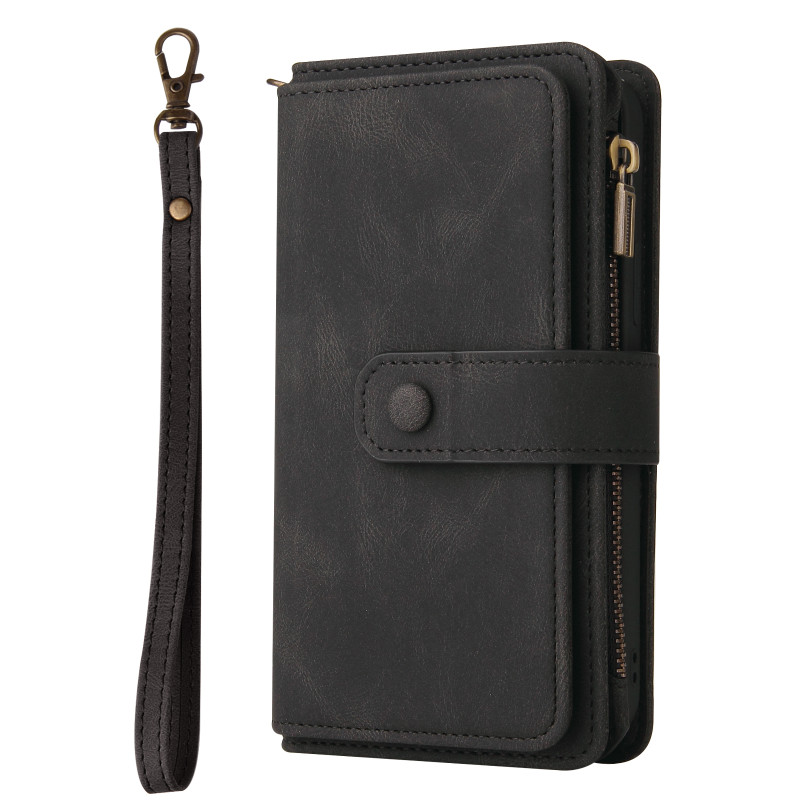 Housse Samsung Galaxy A27 5G Portefeuille 15 Porte-Cartes