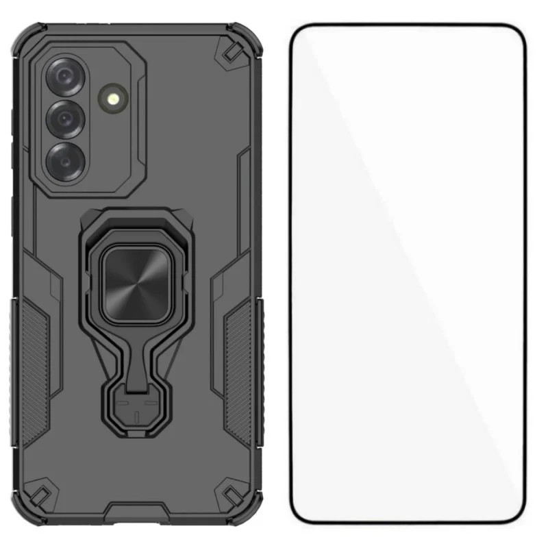 Coque Samsung Galaxy A27 5G Antichoc avec Support et Protecteur Écran