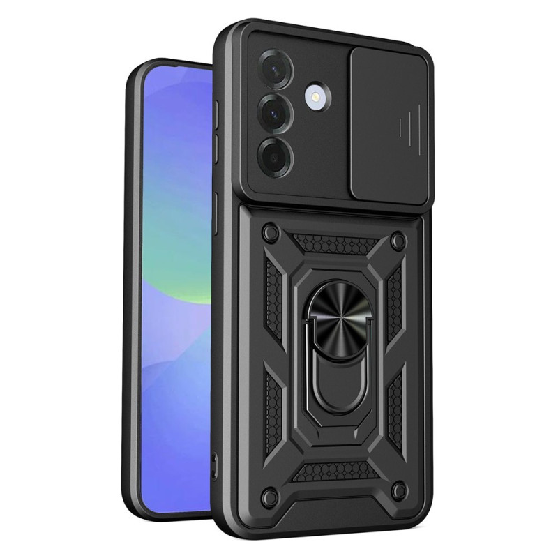 Coque Samsung Galaxy A27 5G Antichoc avec Support Rotatif et Cache-Caméra Coulissant