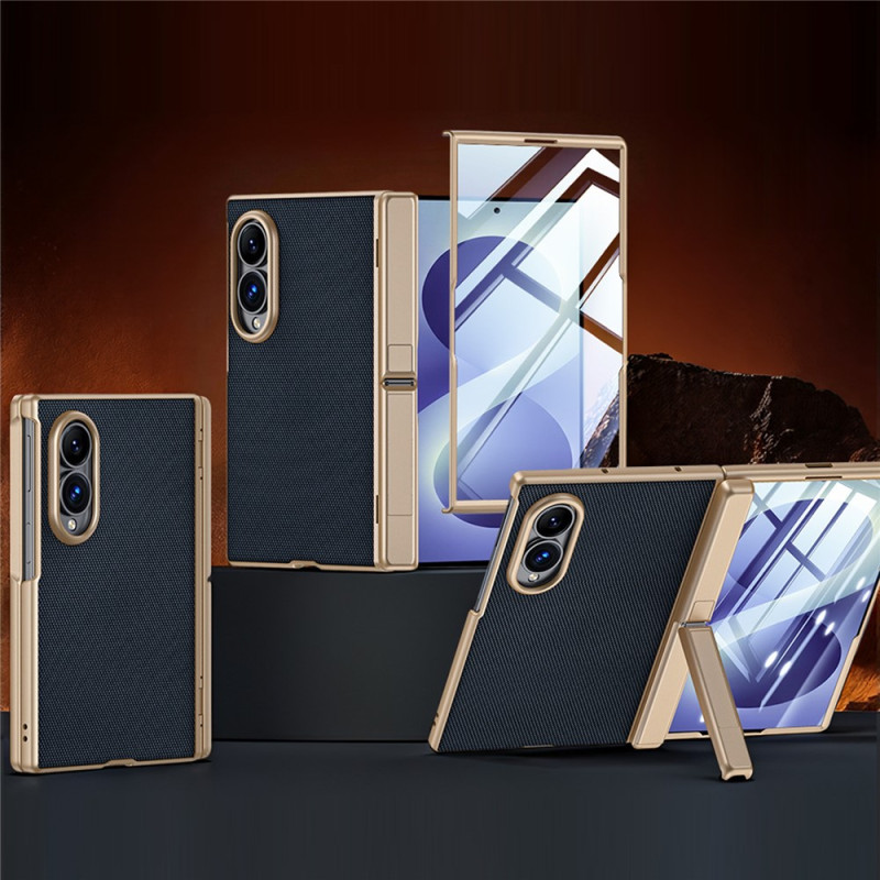 Coque Samsung Galaxy Z Fold 8 Protection Charnière avec Support et Finition Tissu