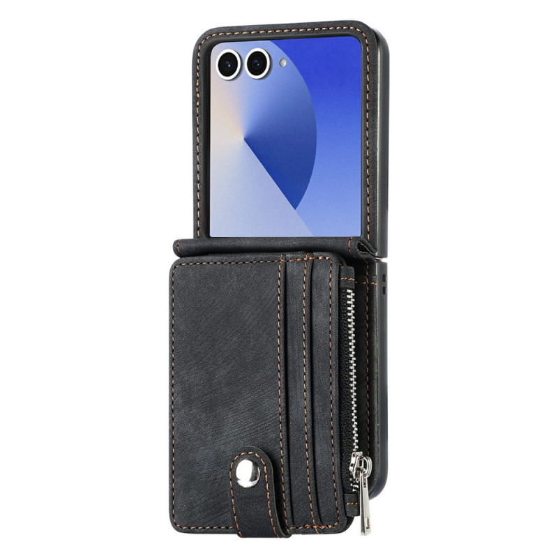 Coque Samsung Galaxy Z Flip 8 Portefeuille Détachable