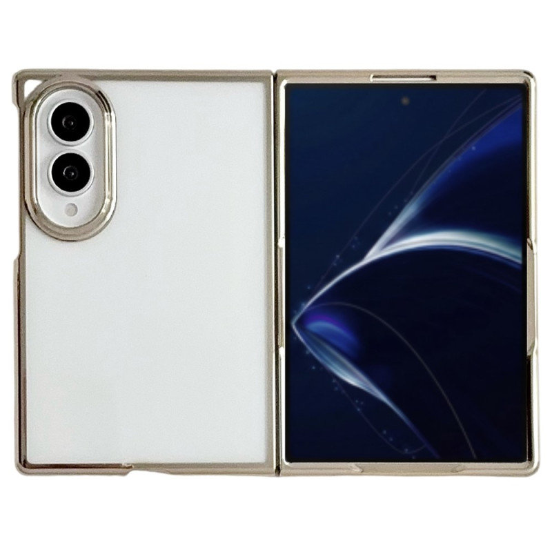 Coque Samsung Galaxy Z Fold 8 Ultra-Fine Transparente avec Finition Électroplaquée