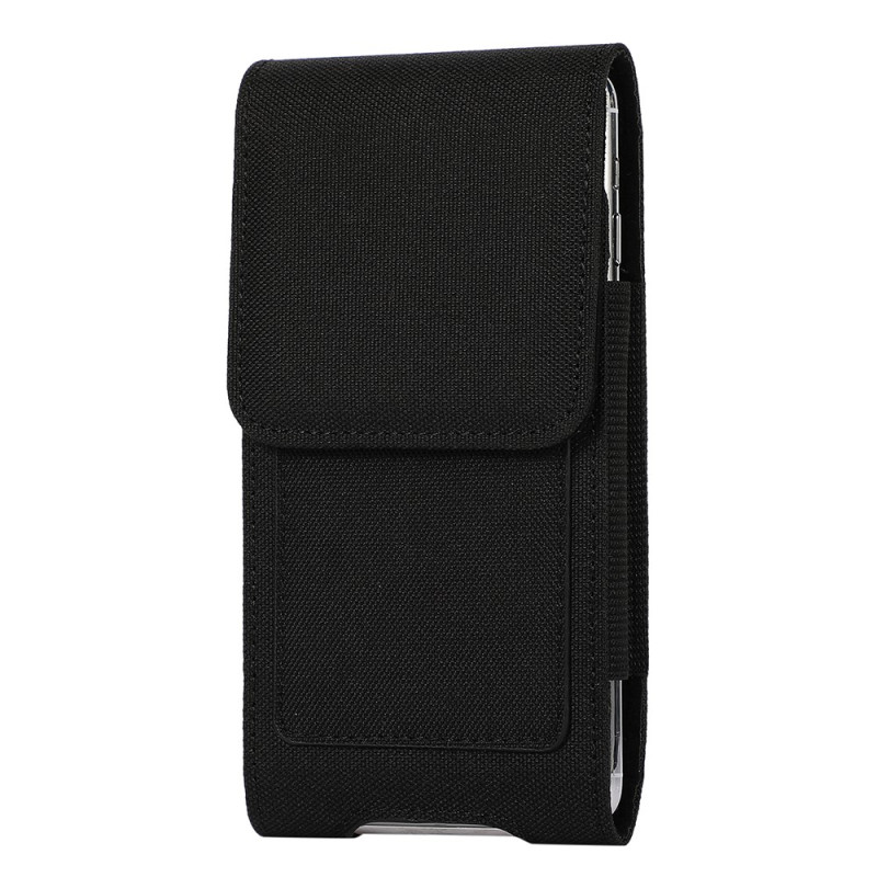 Pochette Universelle en Cuir PU avec Clip Ceinture AH-6 pour Smartphone 5,5 à 6,7 Pouces