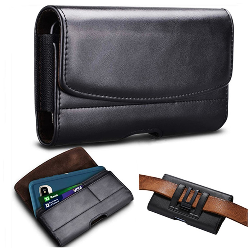 Étui Ceinture Horizontal Multifonction avec Porte-Cartes (taille XXXL)