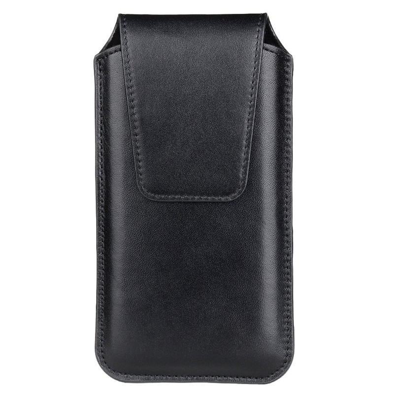 Étui Ceinture Vertical avec Passant Ceinture et Mousqueton pour Smartphone 5,5 à 6,1 pouces