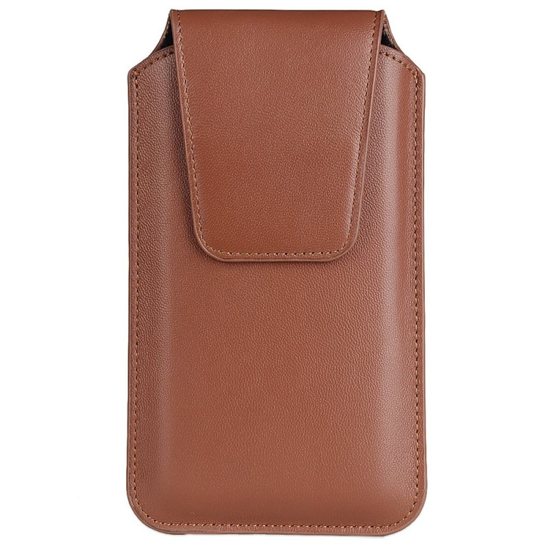 Étui Ceinture Vertical pour Smartphone 6,3 à 6,7 pouces avec Passant Ceinture et Mousqueton