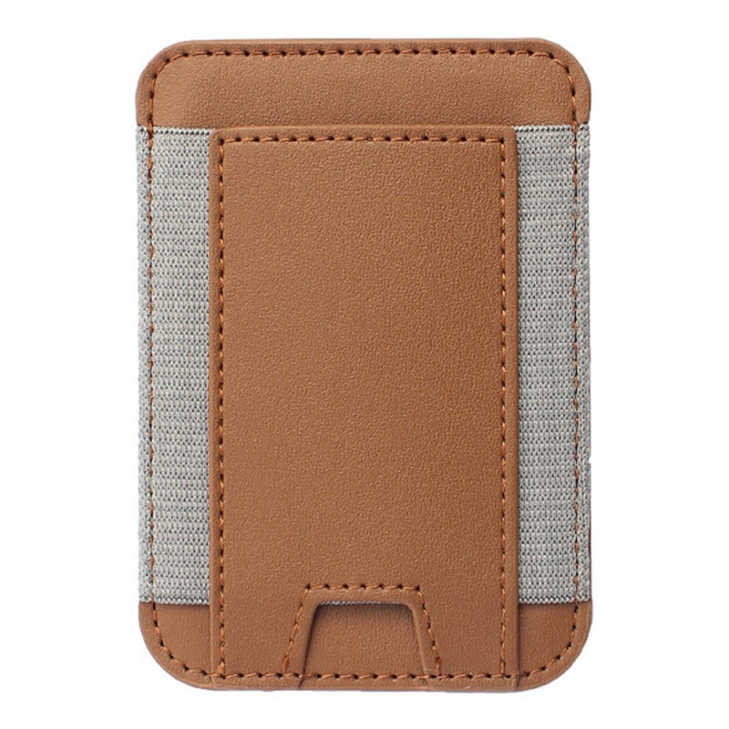 Porte-Cartes Magnétique en Cuir PU pour Smartphone
