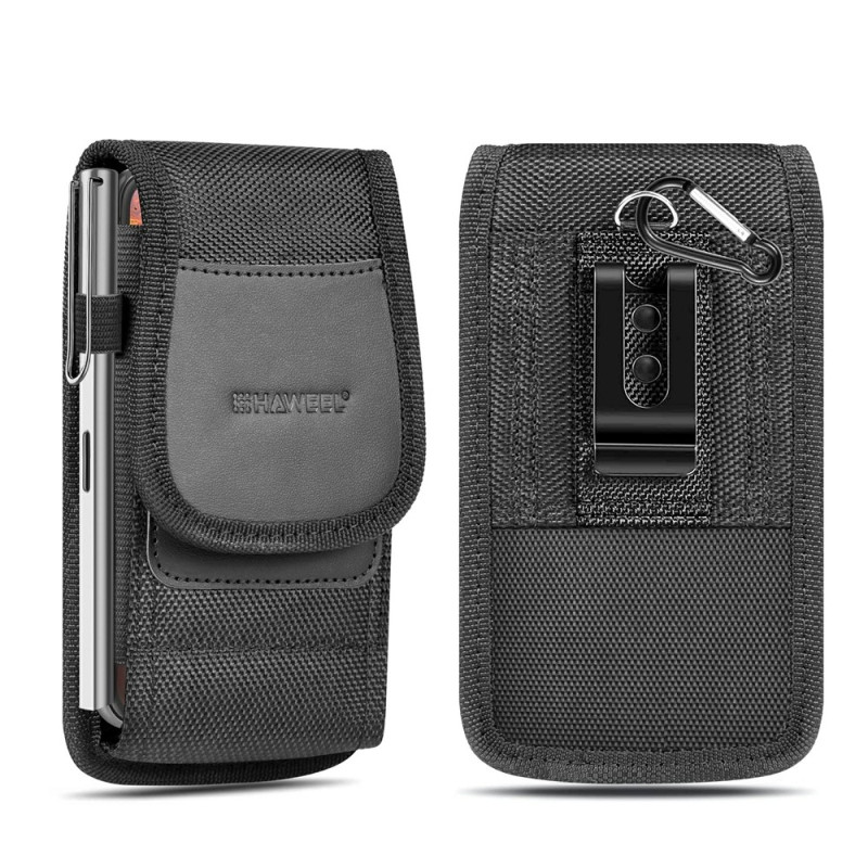 Étui Ceinture Vertical en Nylon pour Smartphone jusqu'à 4,7 pouces HAWEEL