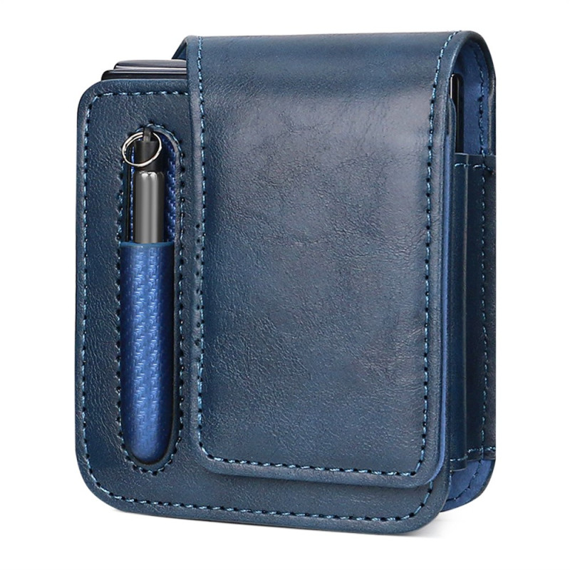 Étui de Protection Universel Style Vintage pour Samsung Galaxy Z Flip
