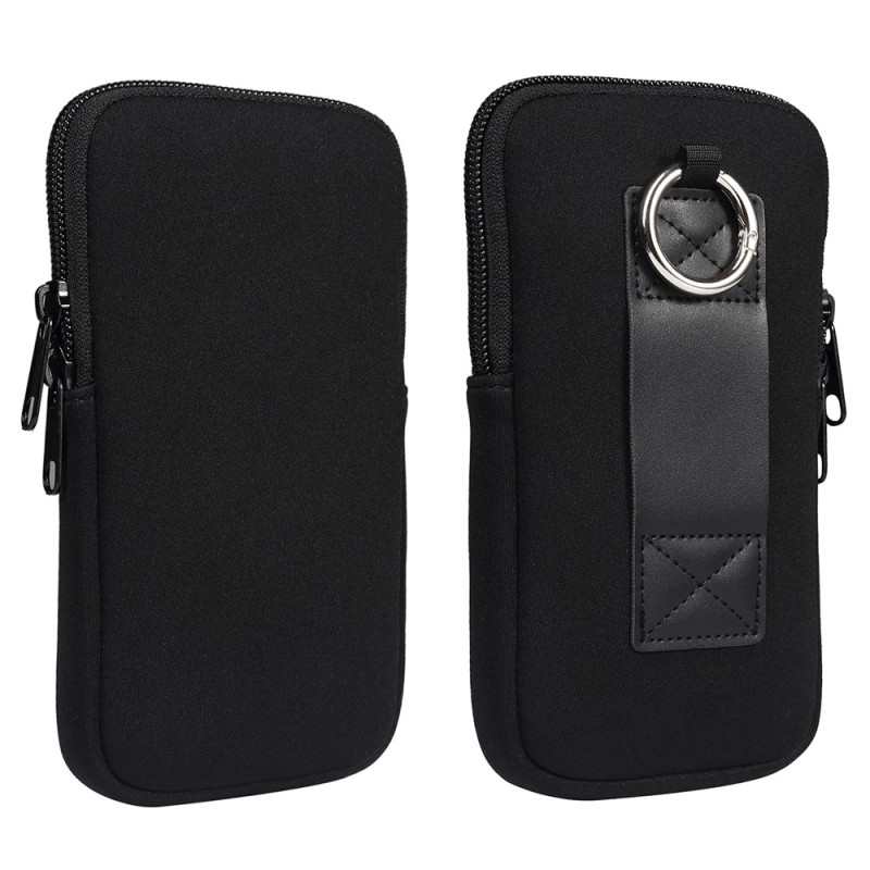 Étui Universel en Nylon pour Smartphone 7,2 pouces avec Double Fermeture Zippée